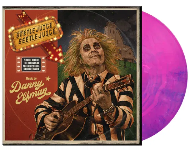 Original Soundtrack: Elfman Danny: Beetlejuice Beetlejuice (Coloured Pink & Violet Vinyl)-850068977666