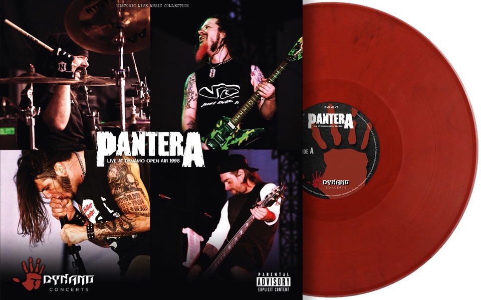 Pantera: Live At Dynamo Open Air 1998 (Limited Coloured Red Vinyl Edition)-810555021340