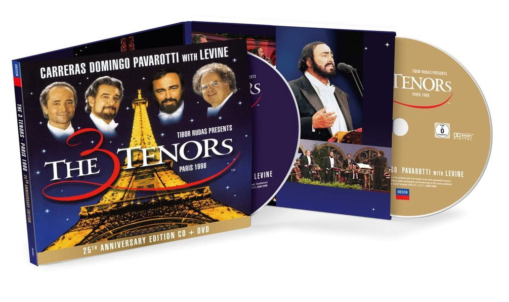 Pavarotti / Domingo / Carrera: Three Tenors - Paris 1998 (25th Anniversary Edition)-28948589814