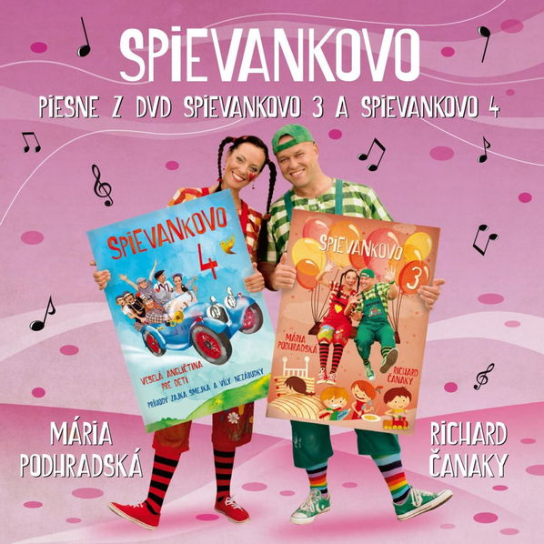 Podhradská Mária a Richard Čana: Piesne z DVD Spievankovo 3 a Spievankovo 4-8588003591258