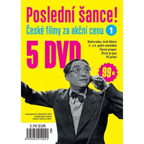 Poslední šance 1 (C. a k. polní maršálek, Život je pes, Černý prapor, Tři přání, Načeradec, král kibiců)-8595052212041