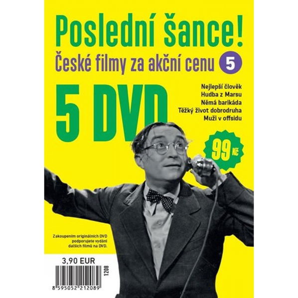 Poslední šance 5 (Nejlepší člověk, Hudba z Marsu, Němá barikáda, Těžký život dobrodruha, Muži v offsidu)-8595052212089