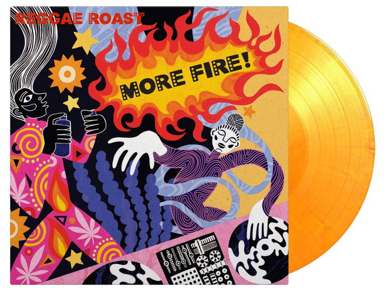 Reggae Roast: More Fire! (Coloured Flaming Vinyl)-8719262028661