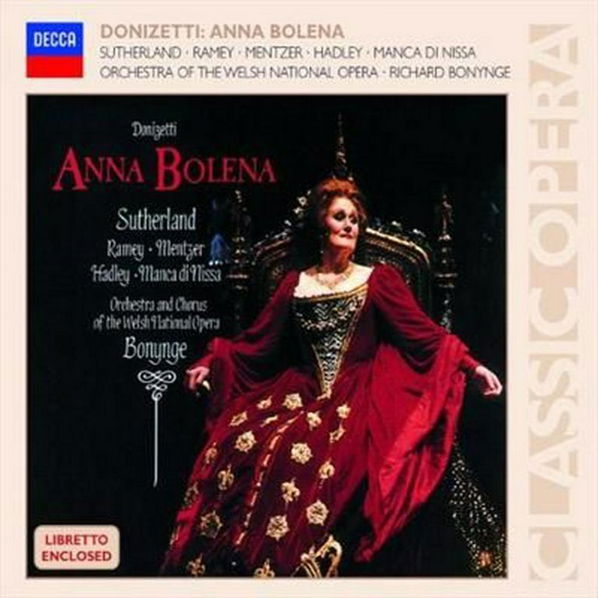 Richard Bonynge: Donizetti Anna Bolena Sutherland / Ramey / Mentzer-28947579106