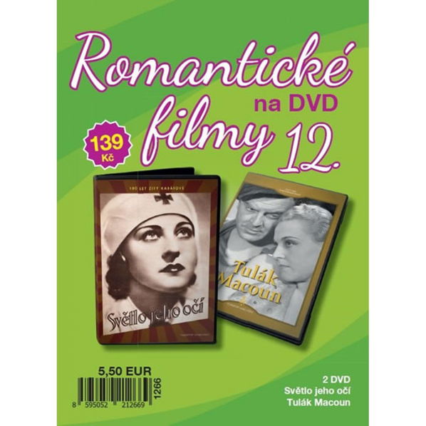 Romantické filmy 12 (Světlo jeho očí, Tulák Macoun)-8595052212669