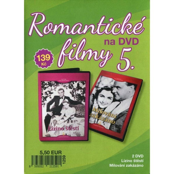 Romantické filmy 5 (Lízino štěstí, Milování zakázáno)-8595052212591