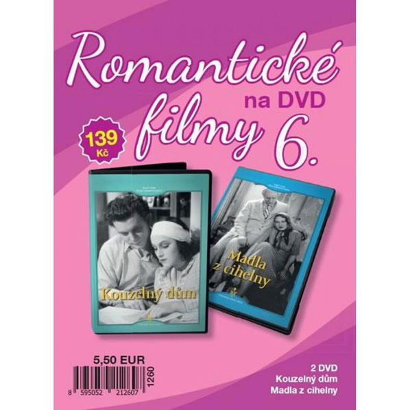 Romantické filmy 6 (Kouzelný dům, Madla z cihelny)-8595052212607