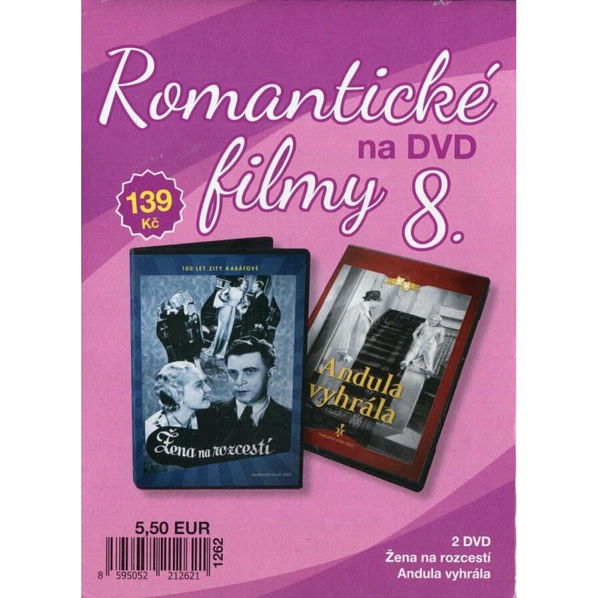 Romantické filmy 8 (Žena na rozcestí, Andula vyhrála)-8595052212621