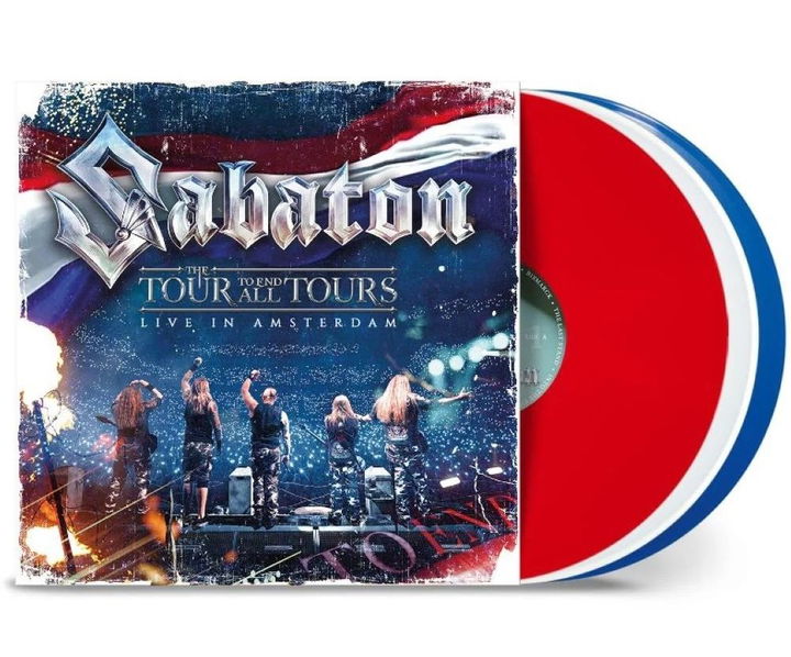 Sabaton: Tour To End All Tours / Live In Amsterdam (Coloured Red, White & Blue Vinyl)-4065629733414