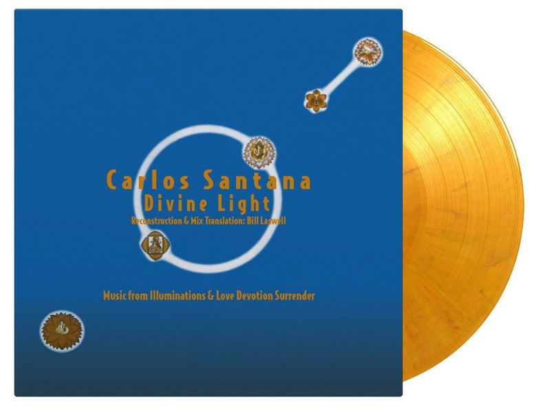 Santana Carlos, Divine Light: Reconstruction & Mix Translation By Bill Laswell (Coloured Yellow, Red & Black Marbled Vinyl)-8719262024618