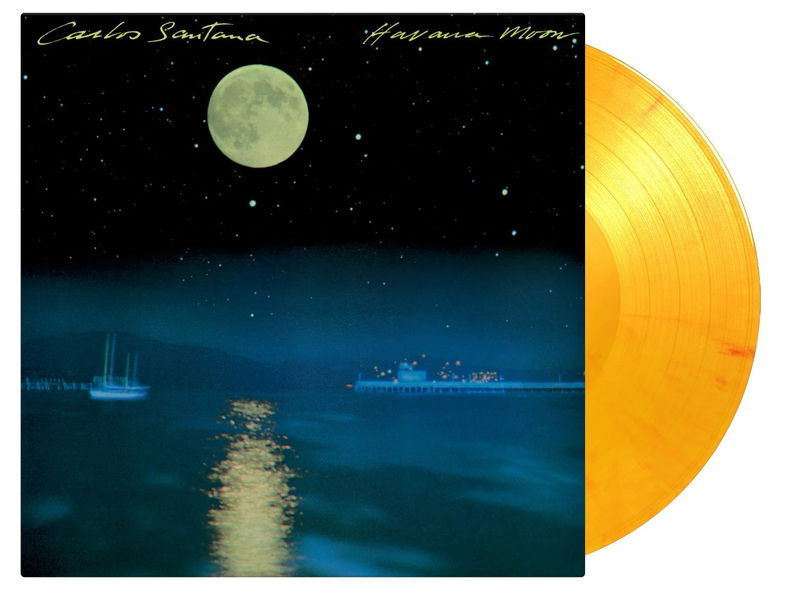 Santana Carlos: Havana Moon (40th Anniversary Coloured Yellow & Red Marbled Vinyl)-8719262033450