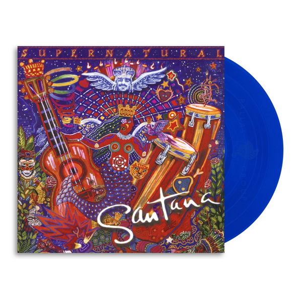 Santana: Supernatural (Anniversary Coloured Blue Vinyl, Re-Issue)-198028292313