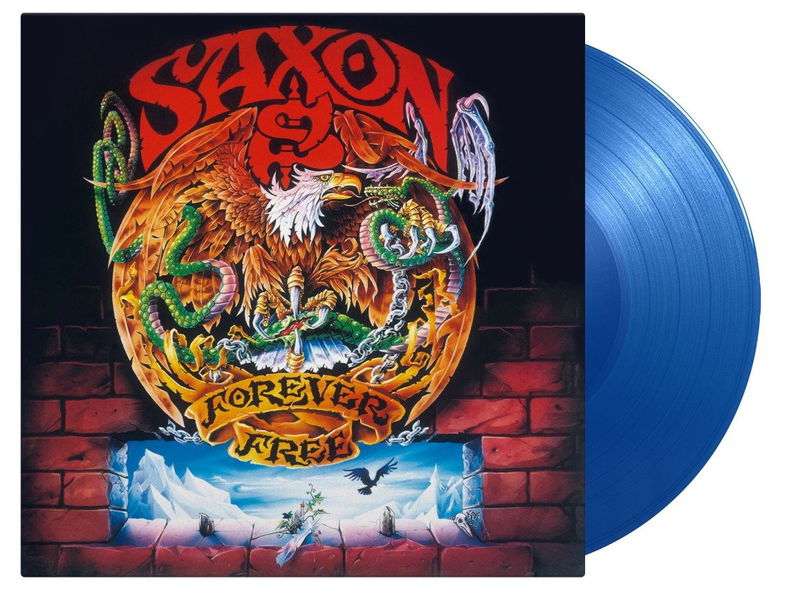 Saxon: Forever Free (Coloured Transparent Blue Vinyl)-8719262031777