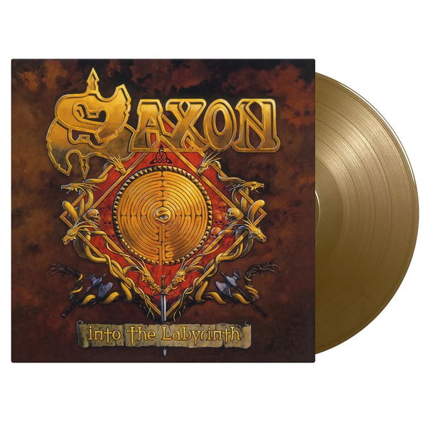 Saxon: Into The Labyrinth (Coloured Gold Vinyl)-8719262031876