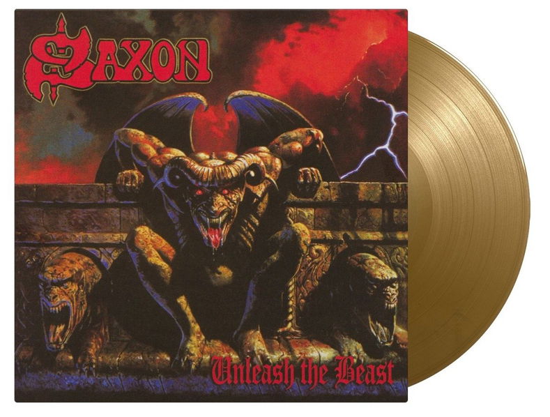 Saxon: Unleash The Beast (Coloured Gold Vinyl)-8719262031807