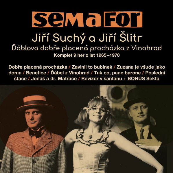 Semafor, Suchý Jiří, Šlitr Jiří: Komplet 9 her z let 1965-1970-99925664428