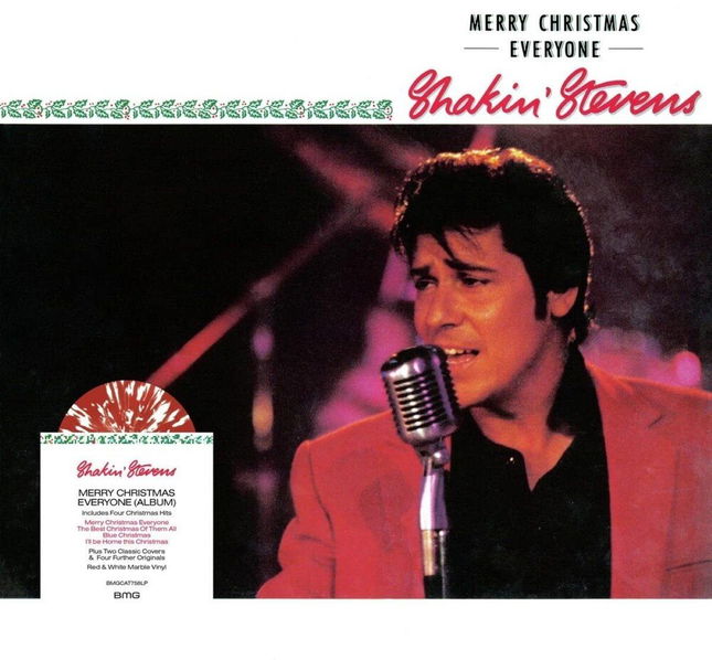 Shakin' Stevens: Merry Christmas Everyone (Coloured Red & White Marble Vinyl)-4050538824100