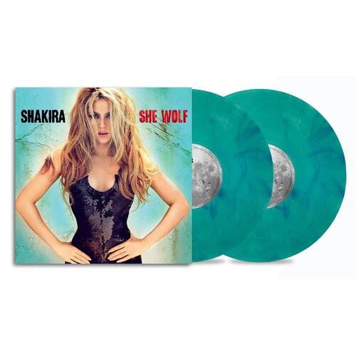 Shakira: She Wolf (Coloured Turquoise Vinyl)-196588845819