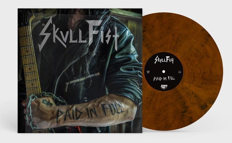 Skull Fist: Paid In Full (Orange / Black Marbled Vinyl)-4251981701059