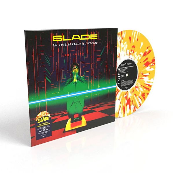 Slade: Amazing Kamikaze Syndrome (Coloured Red And Transparent Orange Splatter Vinyl)-4050538806250