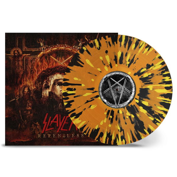 Slayer: Repentless (Coloured Transparent Orange, Yellow & Black Splatter Vinyl)-727361567033