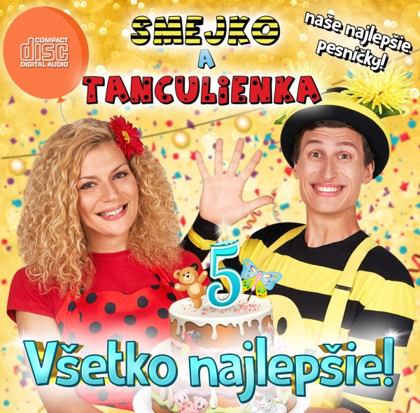 Smejko a Tanculienka: Všetko najlepšie!-8588006320237