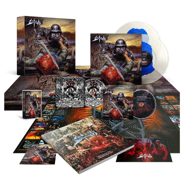 Sodom: 40 Years At War – The Greatest Hell Of Sodom BOX (Coloured Blue in Crystal Vinyl)-886922459696