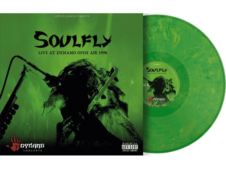 Soulfly: Live at Dynamo Open Air 1998 (Limited Coloured Green Vinyl Edition)-810555021333