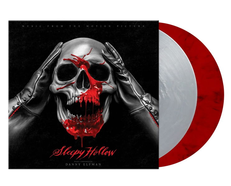 Soundtrack: Elfman Danny: Sleepy Hollow (Coloured Metallic Silver & Red With Black Smoke Vinyl, Re-Issue)-850053152795