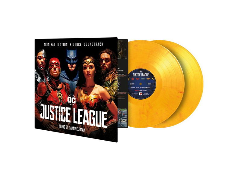 Soundtrack: Justice League (Coloured Flaming Vinyl)-8719262018945