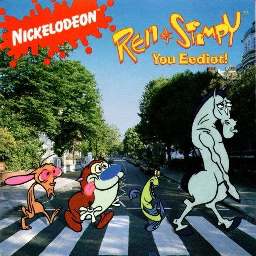 Soundtrack: Ren & Stimpy: You Eediot! (Limited Coloured Clear W/ Red, Blue, White, Bone & Pink Splatter Vinyl)-843563175323