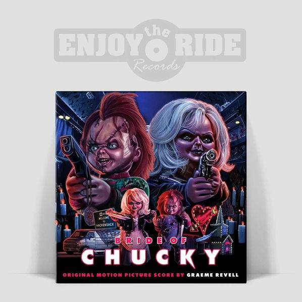 Soundtrack: Revell Graeme: Bride of Chucky (Chuckyho nevěsta)(Limited Coloured Lightnin Strike Splatter & Cloudy Orange Vinyl)-843563175309