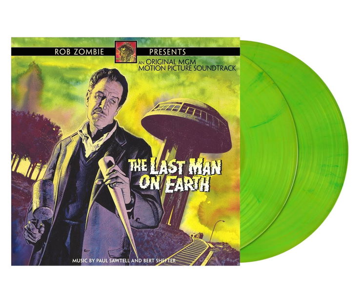 Soundtrack: Sawtell Paul & Bert Shefter: Last Man On Earth (Coloured Neon Green With Blue Smoke Vinyl)-850053152313