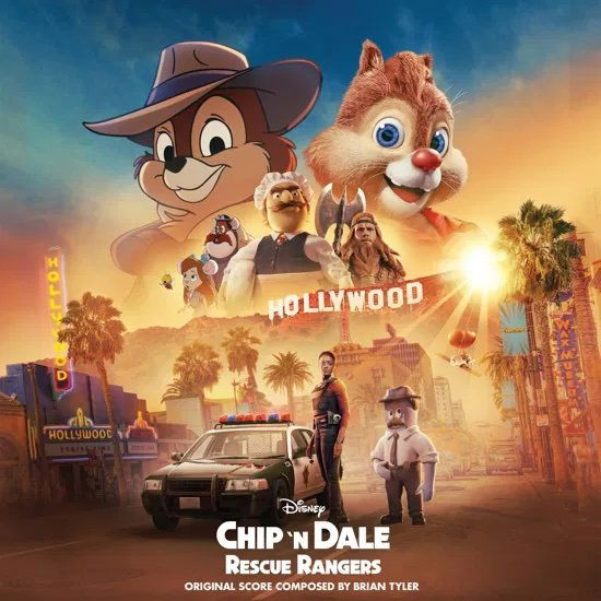 Soundtrack: Tyler Brian: Chip 'N Dale Rescue Rangers (Rychlá rota)(Limited Coloured Tri Color Stripe Vinyl)-843563175125