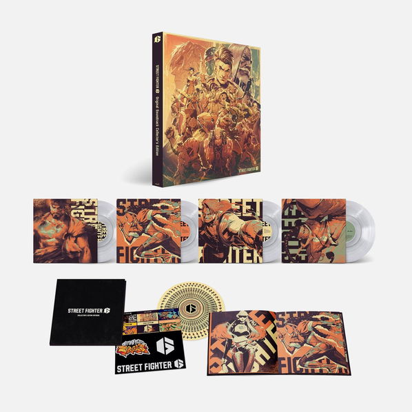 Soundtrack: Various: Street Fighter 6 Box Set(Coloured Transparent Vinyl)-196588458019