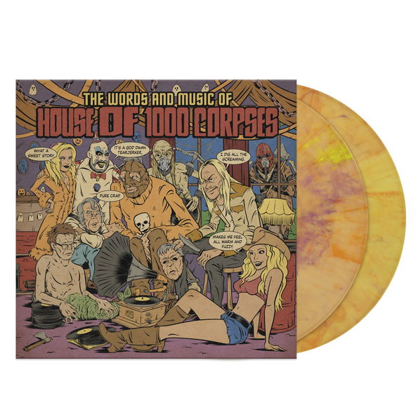 Soundtrack: Zombie Rob: Words & Music Of House Of 1000 Corpses (Limited Deluxe Coloured Orange & Purple & Green Vinyl)-850053152290