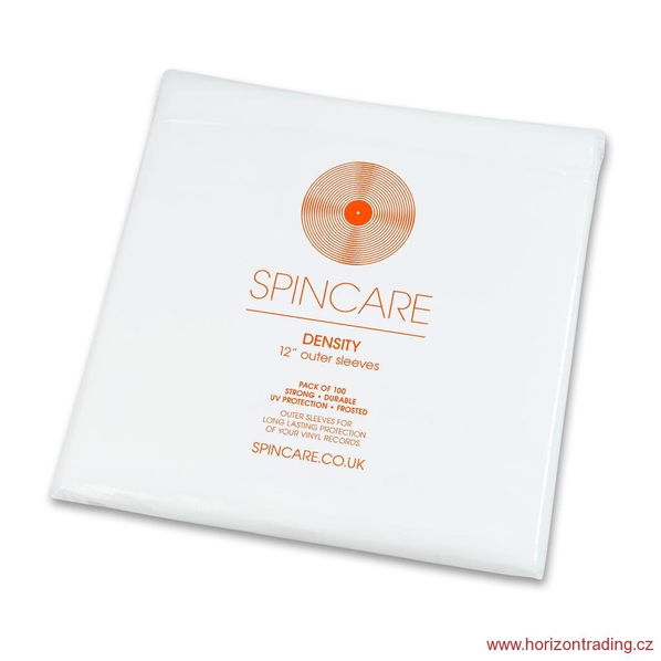 Spincare DENSITY 12 Inch 400g Polythene Outer Vinyl Record S - 100 ks-8432541008085