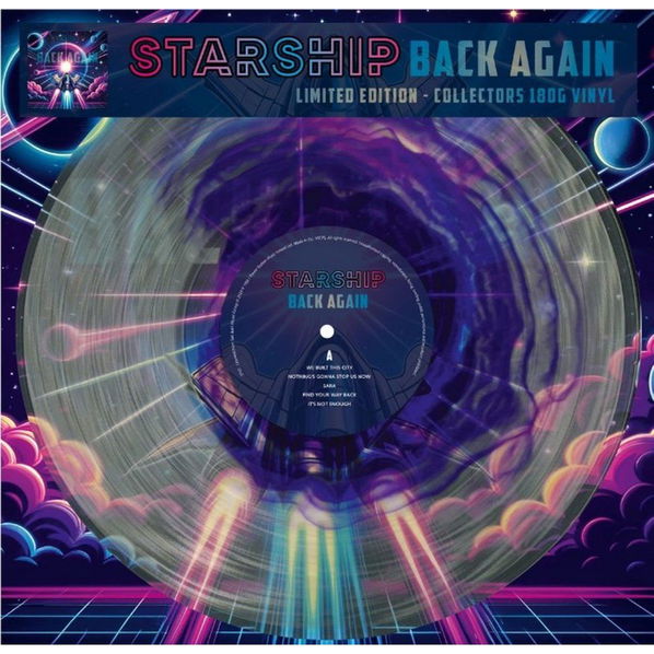 Starship: Back Again (Limited Coloured Vinyl)-4260494437423