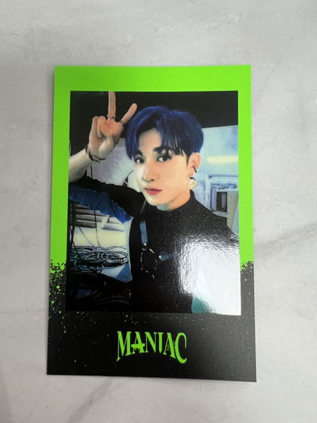 Stray Kids: Maniac: Polaroid Photocard BangChan-