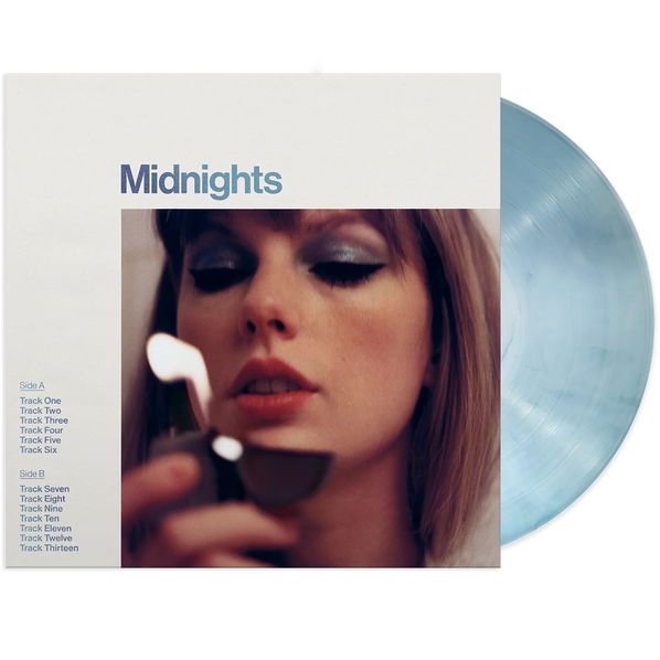 Swift Taylor: Midnights (Coloured Moonstone Blue Vinyl)-602445789825