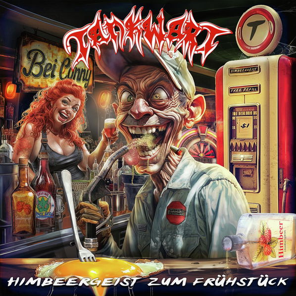 Tankwart: Himbeergeist Zum Frühstück (Coloured Yellow Vinyl, Remasterd 2024)-4255698500660