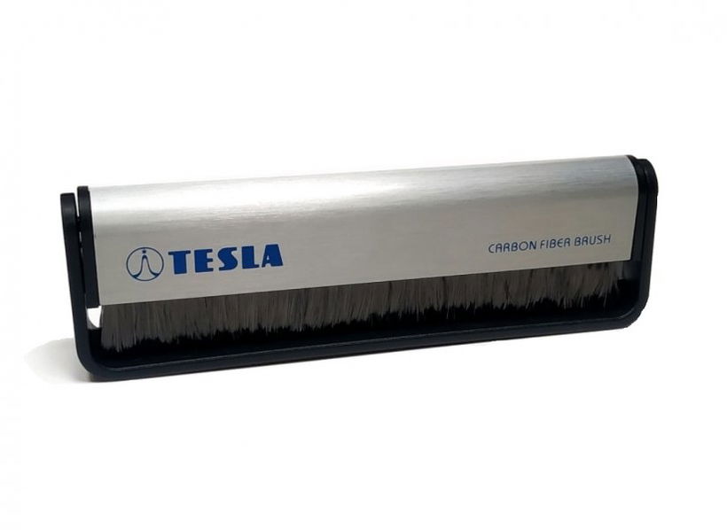 TESLA Static-Off Carbon Fiber Record Brush-