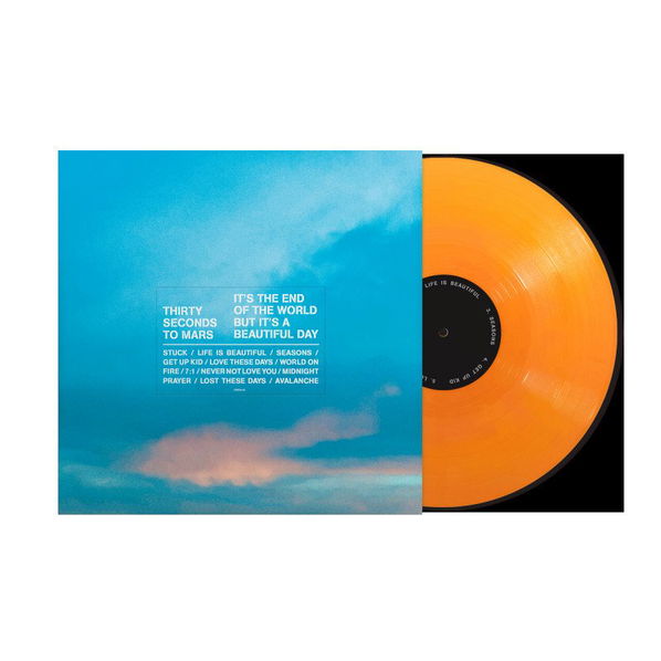 Thirty Seconds To Mars: It’s The End Of The World But It’s A Beautiful Day (Limited Deluxe Coloured Opaque Orange Vinyl Alternative Cover Edition)-888072515796