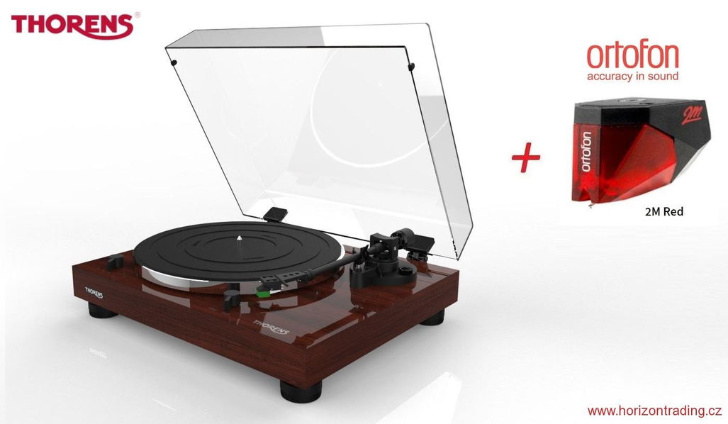 Thorens TD 202 + Ortofon 2M RED Walnut-