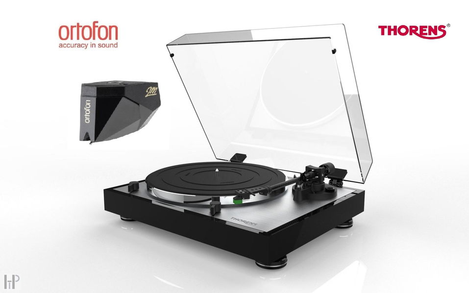 Thorens TD 402 DD Piano + Ortofon 2M BLACK-