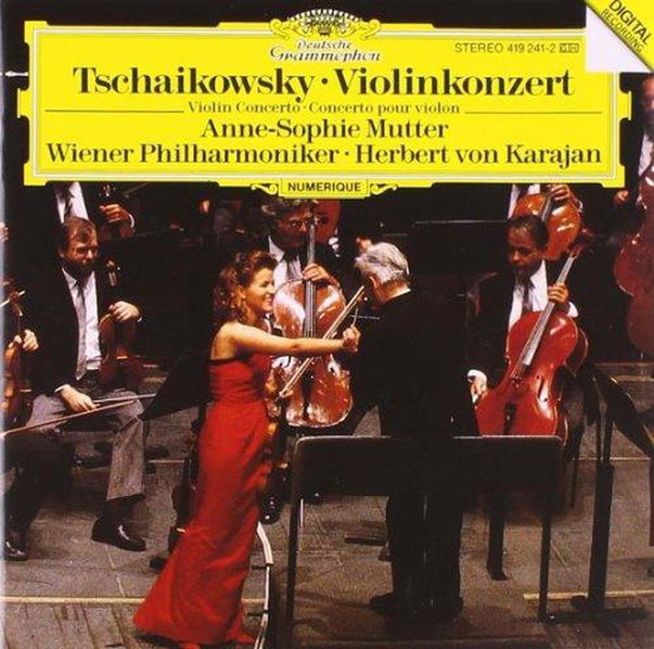 Tschaikowsky: Violinkonzert: Mutter / Wiener Philharmoniker / Karajan-28941924124