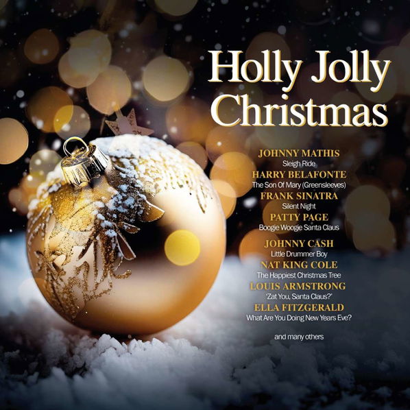 Various: Holly Jolly Christmas (Coloured Clear White Vinyl)-8719039006625