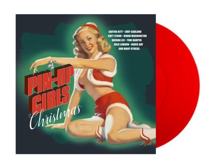 Various: Pin-Up Girls Christmas (Coloured Transparent Red Vinyl)-8719039006199