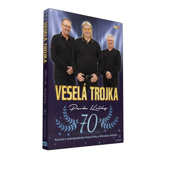 Veselá trojka: 70 - Koncert k sedmdesátinám Pavla Kršky a Miroslava Hrdličky-8595016257668