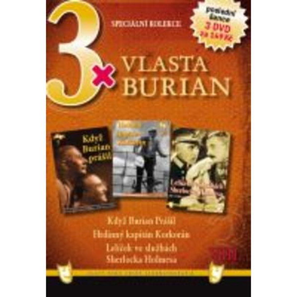 Vlasta Burian VIII (Když Burian prášil, Hrdinný kapitán Korkorán, Lelíček ve službách S. Holmesa)-8595052206088